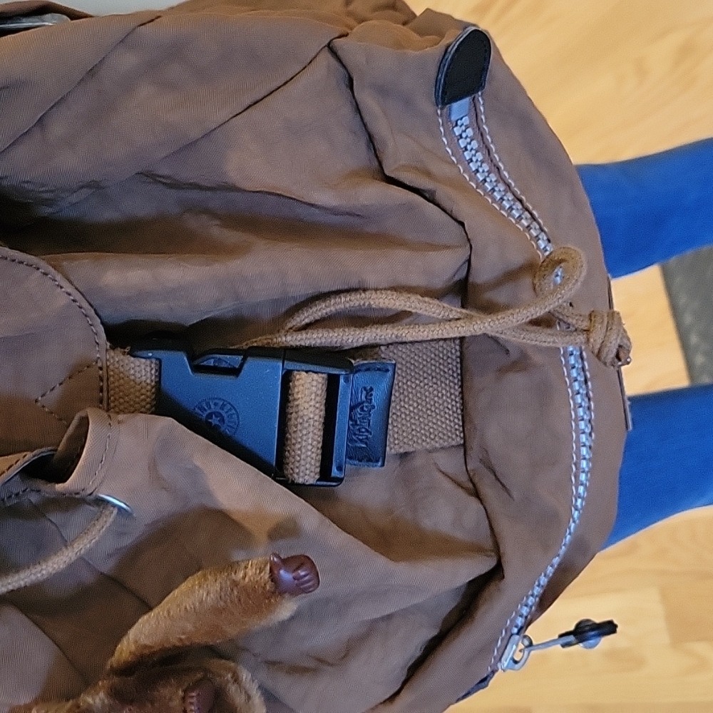 Kippling Brown Backpack - Picture 3 of 16